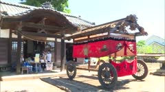220822 岩村田祇園祭中止を受け住吉町区 屋台・子ども神輿の展示